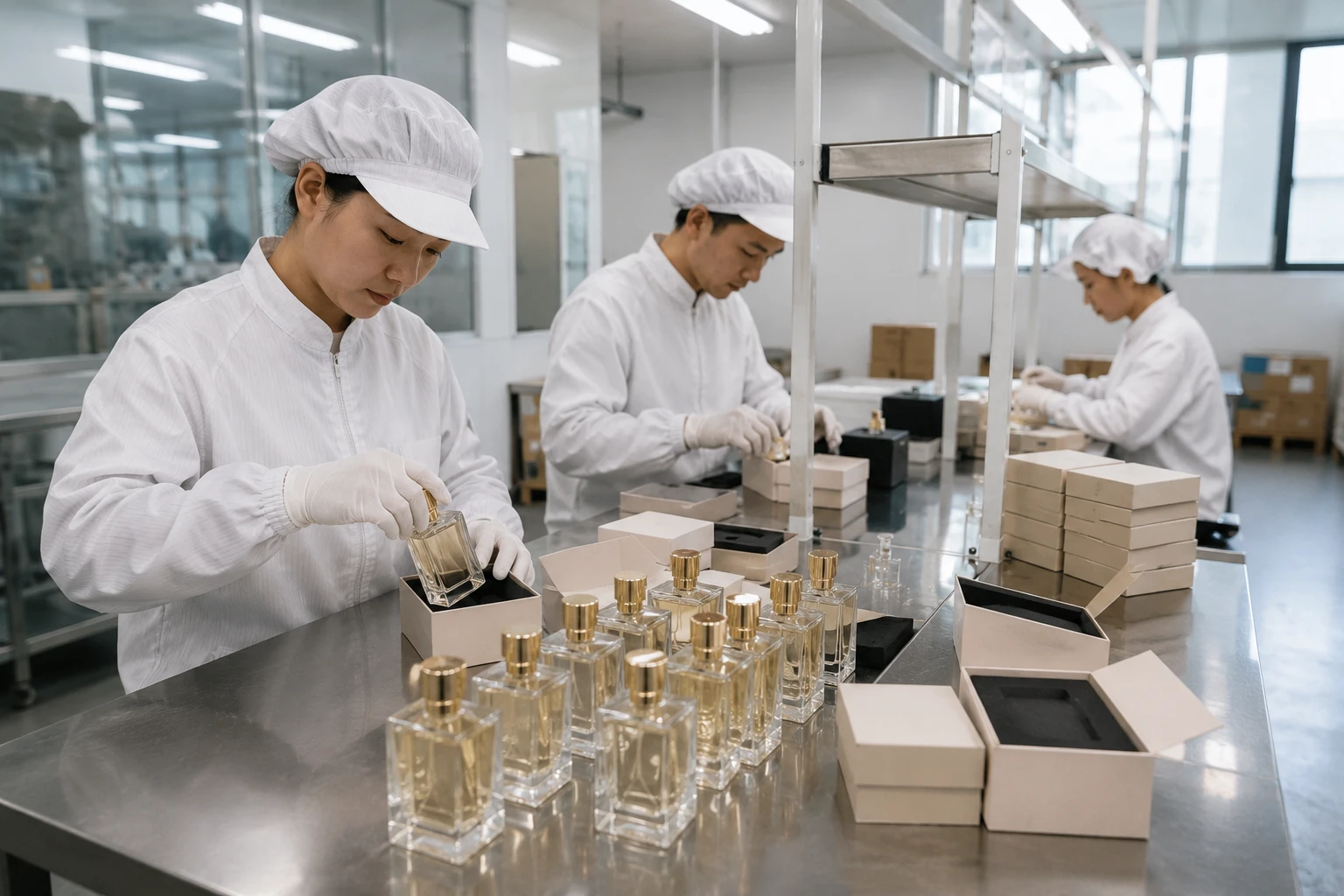 زجاجات عطور Private Label مع تغليف بعلامة تجارية