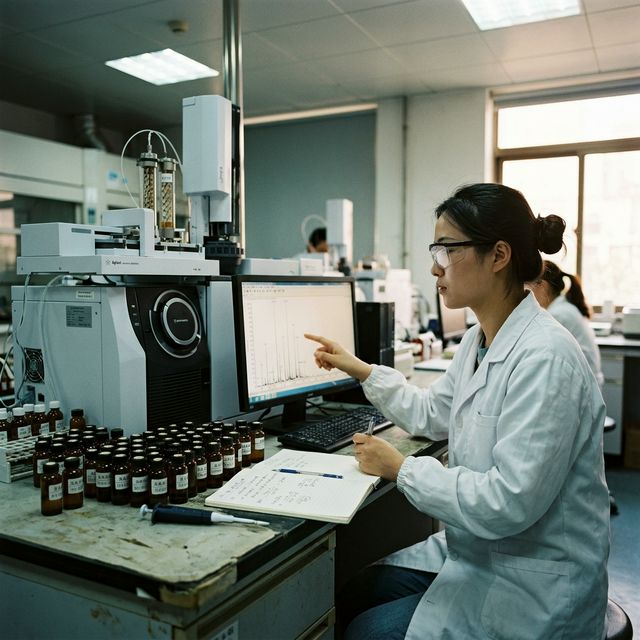 GC-MS fragrance analysis and laboratory quality control