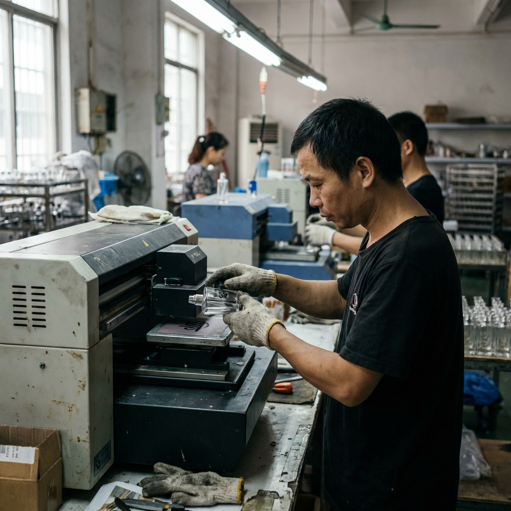 Perfume bottle and packaging customization process